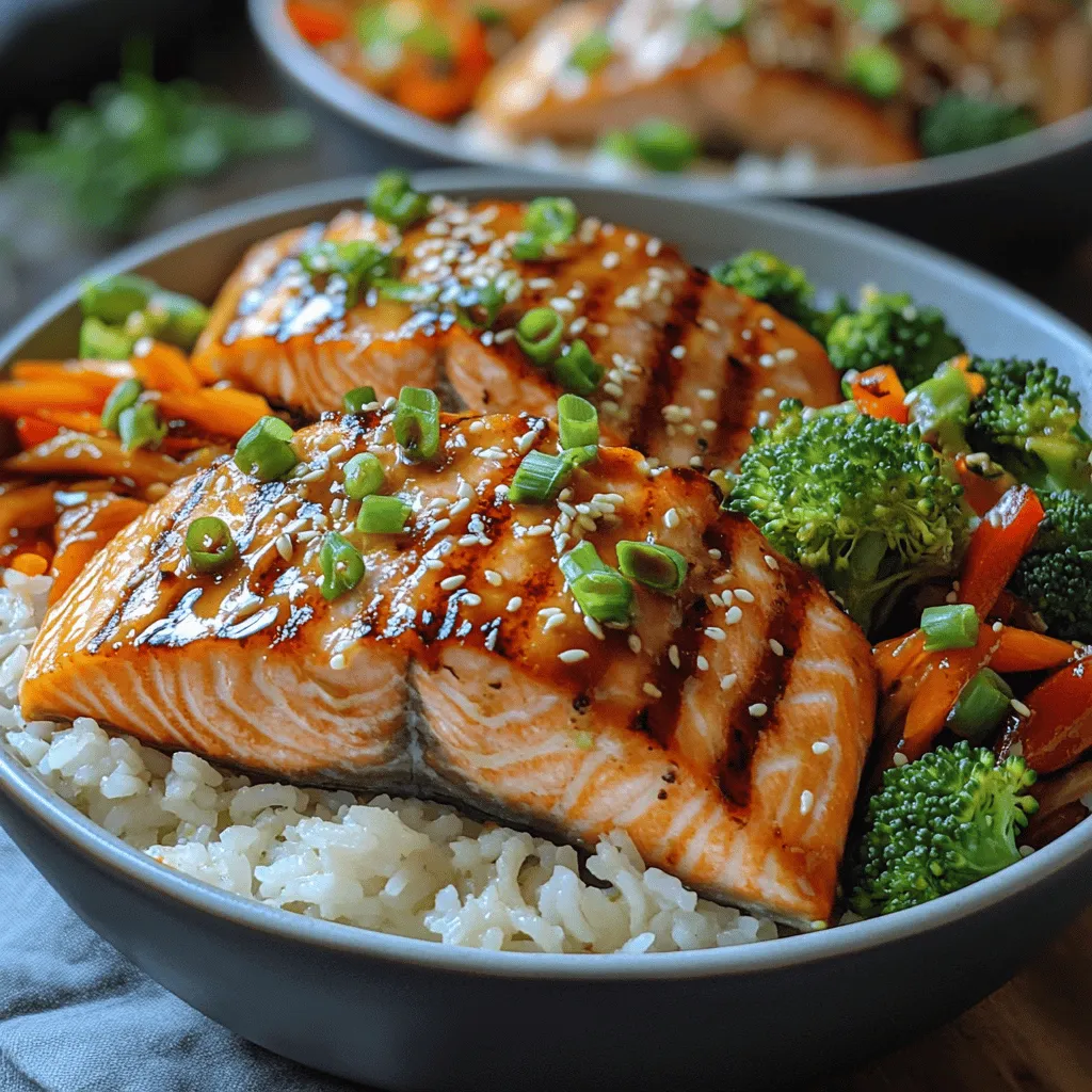 In the world of culinary delights, few dishes capture the essence of Japanese cuisine as beautifully as Teriyaki Salmon Bowls. This delightful dish marries the rich umami flavors of marinated salmon with a vibrant assortment of fresh vegetables and fluffy jasmine rice, creating a meal that is as nutritious as it is delicious. Whether you’re looking to impress guests with your cooking skills or simply want to enjoy a wholesome meal at home, the Teriyaki Salmon Bowl is both versatile and easy to prepare.