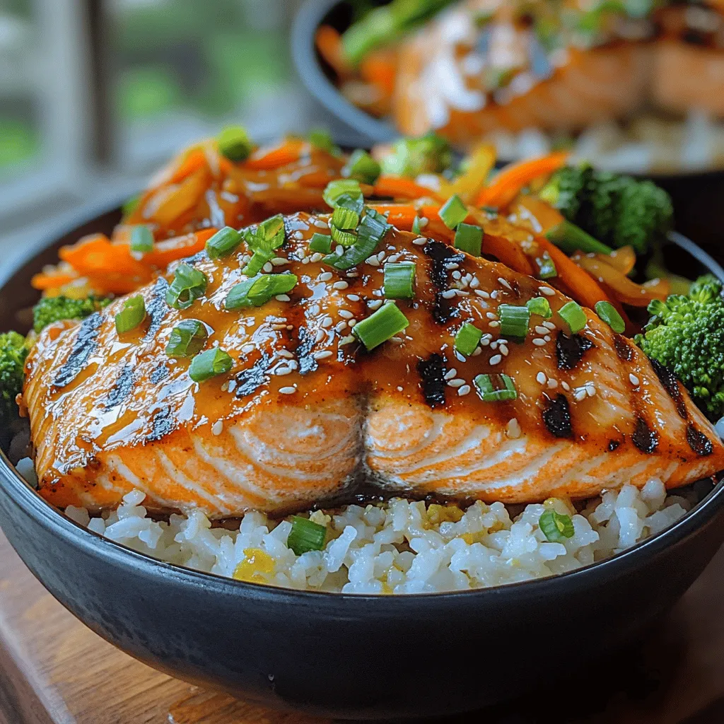 In the world of culinary delights, few dishes capture the essence of Japanese cuisine as beautifully as Teriyaki Salmon Bowls. This delightful dish marries the rich umami flavors of marinated salmon with a vibrant assortment of fresh vegetables and fluffy jasmine rice, creating a meal that is as nutritious as it is delicious. Whether you’re looking to impress guests with your cooking skills or simply want to enjoy a wholesome meal at home, the Teriyaki Salmon Bowl is both versatile and easy to prepare.