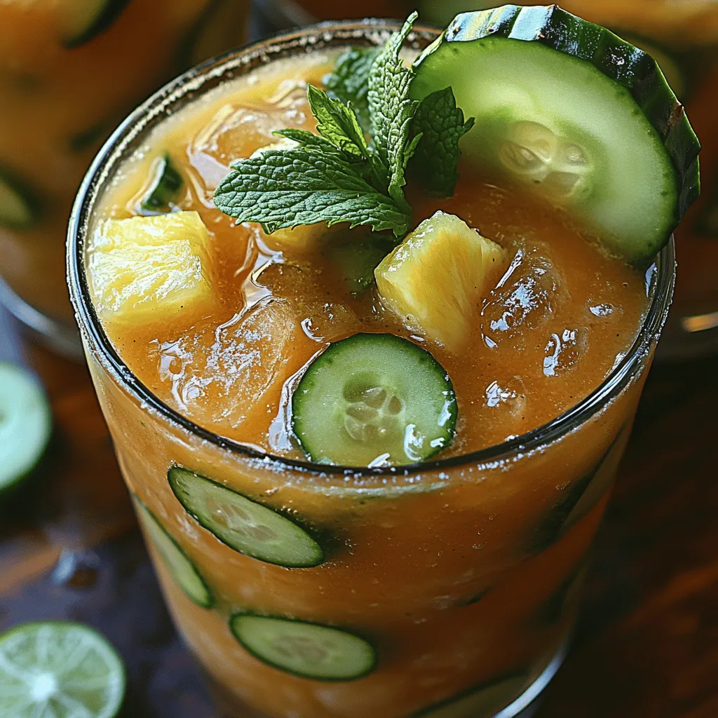As the sun blazes and the temperatures soar, nothing quite beats the thirst-quenching delight of agua fresca. This traditional Mexican beverage, translating to "fresh water," has been a staple in homes and street vendors across Latin America for generations. Agua fresca is more than just a drink; it embodies the essence of summer, offering vibrant flavors and refreshing qualities that appeal to all ages. Among the myriad of agua fresca variations, the combination of pineapple and cucumber stands out for its tropical flair and hydrating properties.