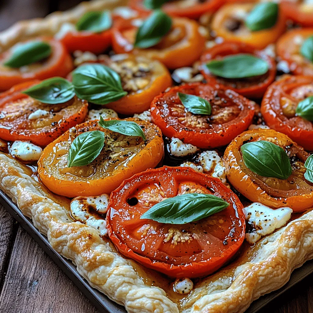 As the sun shines brighter and the days stretch longer, summer brings with it an abundance of fresh produce, making it the perfect season to create light and flavorful dishes. Among these, the Savory Summer Bliss Tomato Tart shines as a vibrant and delicious option that captures the essence of summer. This delightful dish not only showcases the rich flavors of seasonal ingredients but also serves as a versatile addition to any meal. Whether you're looking for an elegant appetizer to impress guests, a satisfying main dish for a family gathering, or a convenient option for a picnic, this tomato tart checks all the boxes.