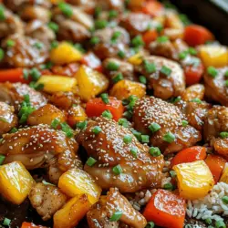 To create the perfect Tropical Sheet Pan Hawaiian Chicken, it’s essential to understand the role of each ingredient in the recipe. The primary components include chicken thighs, pineapple, bell peppers, and onion.