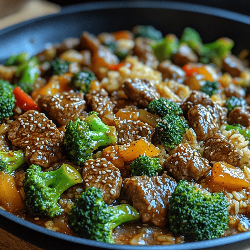 Welcome to the vibrant and delightful world of stir-fry, where quick cooking meets robust flavors in a single pan! Today, we delve into a beloved classic—Savory Beef and Broccoli Delight. This dish has won hearts and taste buds worldwide, celebrated for its perfect marriage of tender beef, crisp broccoli, and aromatic seasonings. Whether you're looking for a weeknight dinner that pleases the whole family or a dish to impress guests, this beef and broccoli stir-fry is a versatile choice that checks all the boxes.