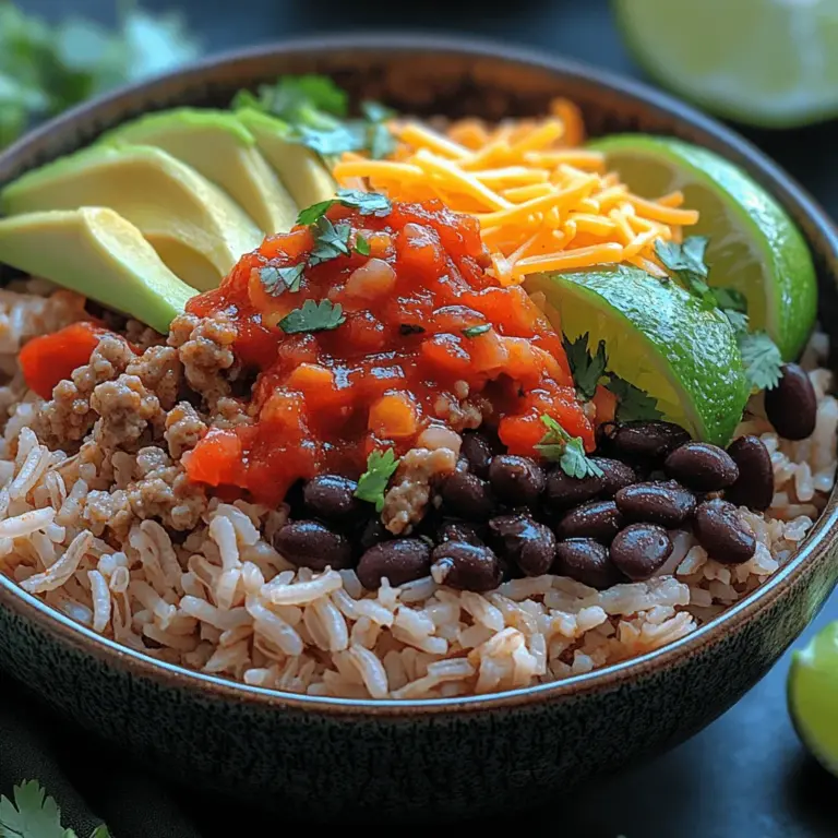 If you're on the hunt for a meal that combines bold flavors, nutritious ingredients, and the satisfaction of a hearty dish, look no further than Spicy Tex-Mex Turkey Rice Bowls. This vibrant dish perfectly marries the zesty, rich flavors of Tex-Mex cuisine with a healthier twist, making it a favorite among food enthusiasts and health-conscious eaters alike. Imagine a bowl filled with perfectly seasoned turkey, wholesome grains, and fresh vegetables — it’s a feast for both the eyes and the palate.