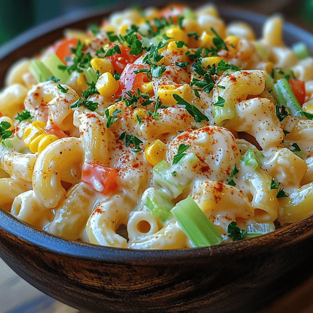Macaroni salad is a beloved staple in American cuisine, celebrated for its versatility and ease of preparation. Ideal for picnics, barbecues, and summer gatherings, this dish effortlessly complements a variety of main courses while providing a refreshing balance of flavors. Among the many variations of macaroni salad, the Sweet Corn Macaroni Salad stands out as an especially delightful option. With its combination of sweet corn, crunchy vegetables, and a creamy dressing, it offers a satisfying mix of textures and tastes that can elevate any outdoor feast.