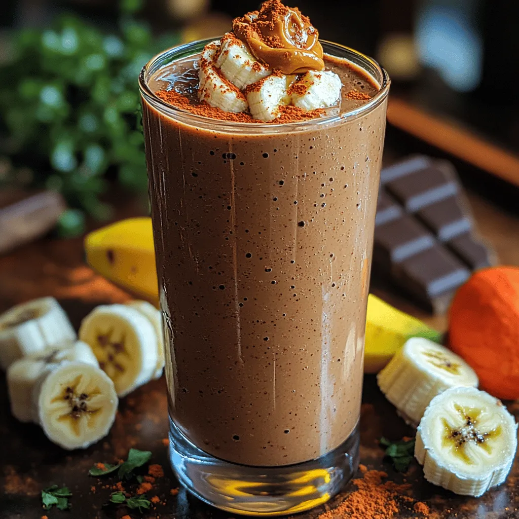 In the world of smoothies, few combinations are as universally loved as that of chocolate and peanut butter. The Choco-PB Banana Bliss Smoothie takes this beloved pairing to new heights, combining the rich, indulgent flavors of chocolate and creamy peanut butter with the natural sweetness of ripe bananas. This smoothie is not only a treat for the taste buds but also a powerhouse of nutrition, making it an ideal choice for breakfast, a post-workout snack, or a quick afternoon pick-me-up.