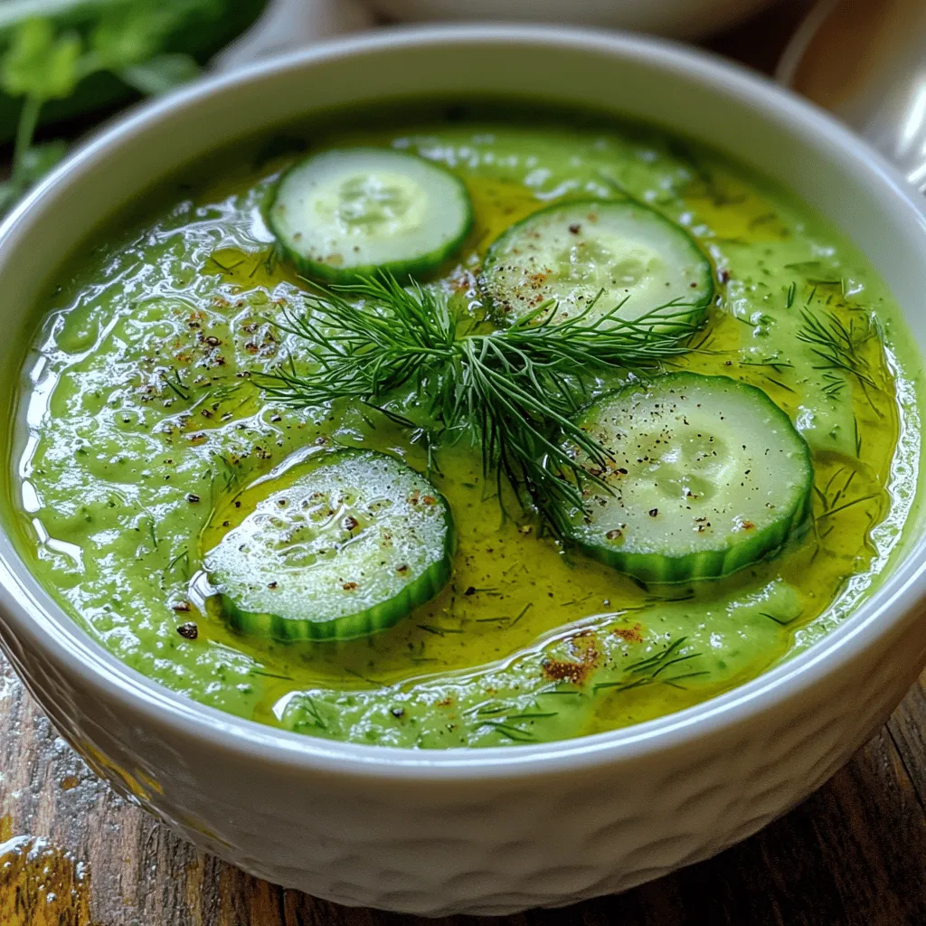 As the temperatures rise, nothing beats the refreshing taste of chilled soups, and one standout recipe is the Refreshing Cucumber Avocado Soup. This vibrant green soup not only tantalizes your taste buds but also brings a cooling sensation to even the hottest summer days. The combination of cucumbers and avocados creates a delightful harmony of flavor and texture, making it an ideal dish for warm weather gatherings, picnics, or simply a light lunch at home.