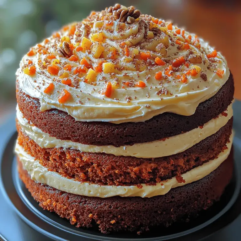 Carrot cake has long been a beloved dessert, celebrated for its unique blend of flavors and moist, tender crumb. This delightful treat, which combines the natural sweetness of carrots with aromatic spices, has evolved significantly over the years. From its humble beginnings as a wartime dessert during the Middle Ages, when sugar was scarce and carrots were a readily available sweetener, carrot cake has transformed into a classic favorite for both special occasions and everyday indulgence.
