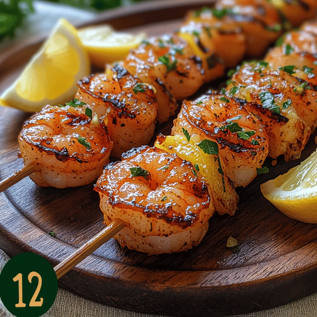 What makes Zesty Lemon Garlic Shrimp Skewers stand out? For one, they're incredibly quick to prepare, taking just a few minutes to marinate and grill. The vibrant flavors of lemon and garlic meld beautifully with the natural sweetness of shrimp, making each bite a delightful experience. This dish is not only flavorful but also healthy, as shrimp are packed with protein and low in calories. The use of fresh ingredients like lemons and parsley enhances both the taste and nutritional value, making this recipe a smart choice for health-conscious eaters.