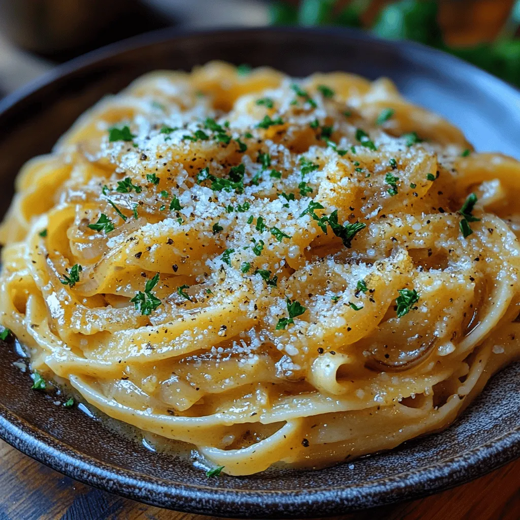 At its core, the Savory French Onion Pasta Delight embodies everything we love about comfort food. It's warm, hearty, and decadent while also being incredibly easy to whip up. The star of the show is undoubtedly the caramelized onions, which lend a deep sweetness and complexity to the dish. As they slowly cook down, they develop a rich, golden-brown hue and a flavor profile that is both luxurious and satisfying.