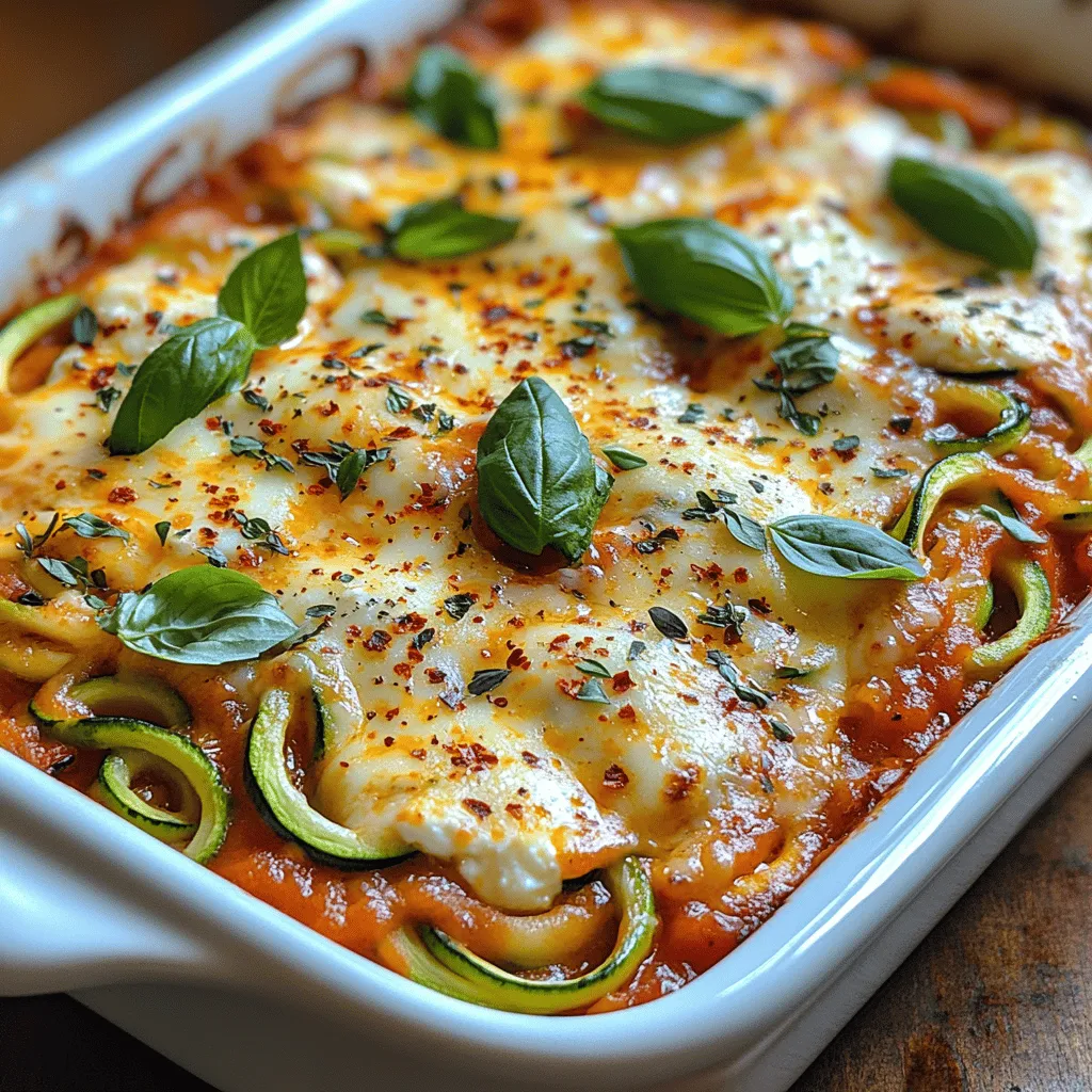 In recent years, zucchini noodles, often referred to as "zoodles," have surged in popularity as a delightful and health-conscious alternative to traditional pasta. With their light texture and ability to soak up flavors, zucchini noodles have become a staple for those seeking to reduce carbs or incorporate more vegetables into their diets. Enter the Cheesy Delight: Parmesan Zucchini Noodle Bake—a recipe that perfectly melds the rich flavors of cheese with the wholesome goodness of zucchini, appealing not just to health enthusiasts but also to anyone looking to indulge in a comforting dish without the guilt.