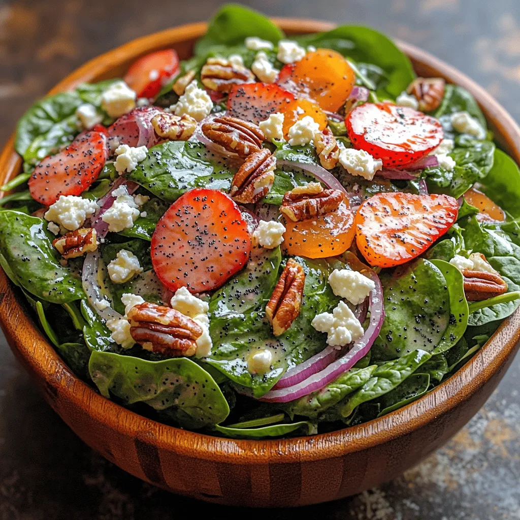 To truly appreciate the Spinach Strawberry Poppyseed Delight, it’s essential to understand the ingredients that contribute to its unique flavor profile. Each component plays a significant role in not only enhancing the taste but also adding nutritional value. Let’s explore these ingredients in detail.