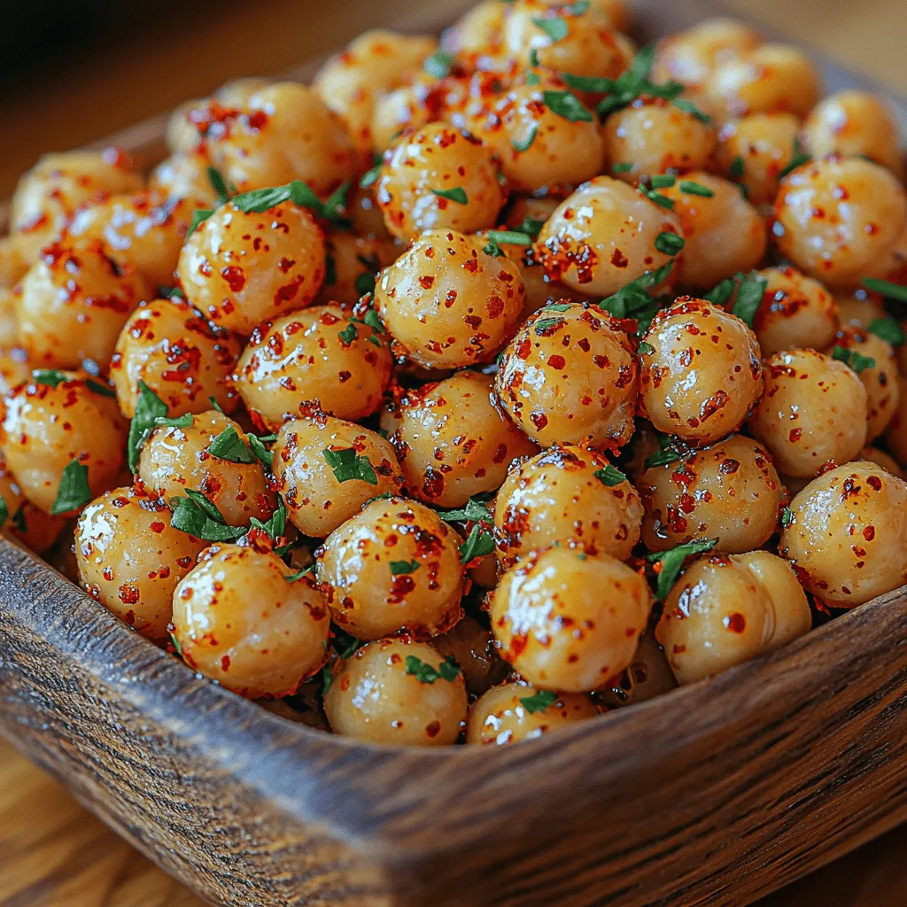 In the world of snacking, finding a balance between health and taste can often feel like a daunting task. Enter chickpeas, a powerhouse of nutrition that transforms mundane snacking into an exciting adventure. Packed with protein and fiber, chickpeas make for an excellent alternative to traditional snacks, providing both sustenance and satisfaction without the guilt. The beauty of chickpeas lies not only in their nutritional profile but also in their versatility; they can be transformed into a variety of delicious dishes, including the star of today’s recipe: Crunchy Maple Chili Chickpeas.