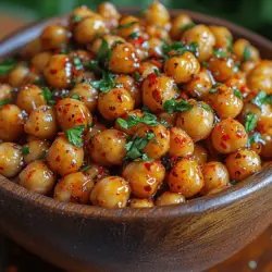 In the world of snacking, finding a balance between health and taste can often feel like a daunting task. Enter chickpeas, a powerhouse of nutrition that transforms mundane snacking into an exciting adventure. Packed with protein and fiber, chickpeas make for an excellent alternative to traditional snacks, providing both sustenance and satisfaction without the guilt. The beauty of chickpeas lies not only in their nutritional profile but also in their versatility; they can be transformed into a variety of delicious dishes, including the star of today’s recipe: Crunchy Maple Chili Chickpeas.