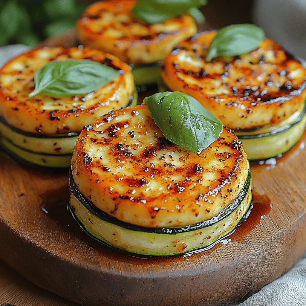 Are you in search of a delicious and healthy dish that can easily transition from a delightful appetizer to an impressive main course? Look no further than Grilled Zucchini Halloumi Stacks! This dish, characterized by its vibrant layers of grilled zucchini and savory halloumi cheese, has gained popularity for its mouthwatering flavors and eye-catching presentation. Whether you’re hosting a summer barbecue or simply looking for a nutritious side to complement your dinner, these zucchini halloumi stacks are sure to impress.