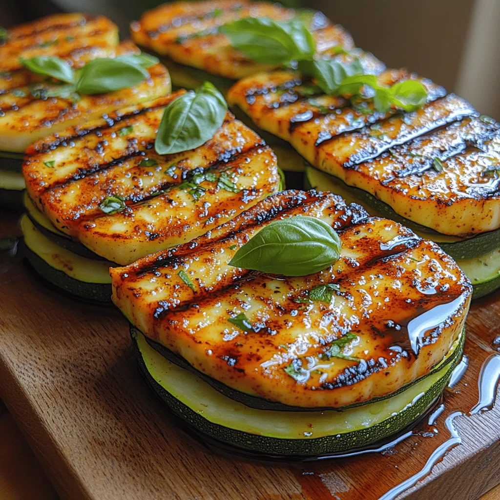 Are you in search of a delicious and healthy dish that can easily transition from a delightful appetizer to an impressive main course? Look no further than Grilled Zucchini Halloumi Stacks! This dish, characterized by its vibrant layers of grilled zucchini and savory halloumi cheese, has gained popularity for its mouthwatering flavors and eye-catching presentation. Whether you’re hosting a summer barbecue or simply looking for a nutritious side to complement your dinner, these zucchini halloumi stacks are sure to impress.