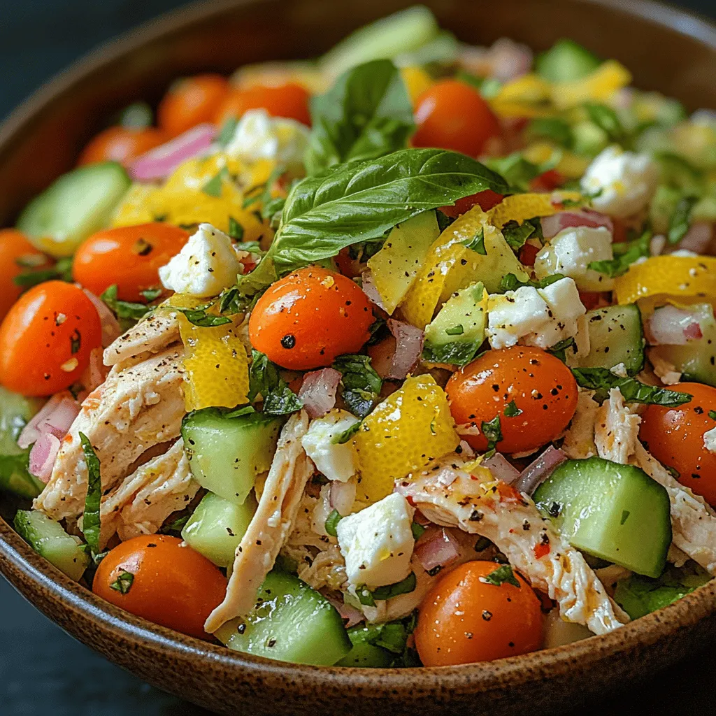 Chicken salads have long been a favorite among home cooks and culinary enthusiasts alike. Their versatility makes them ideal for any occasion, whether it’s a quick lunch, a picnic, or even a light dinner. Among the myriad of chicken salad variations, the Lemon Basil Bliss Chicken Salad stands out with its vibrant flavors and refreshing ingredients. This salad combines the zestiness of lemon with the aromatic notes of fresh basil, resulting in a dish that is not only delicious but also visually appealing.