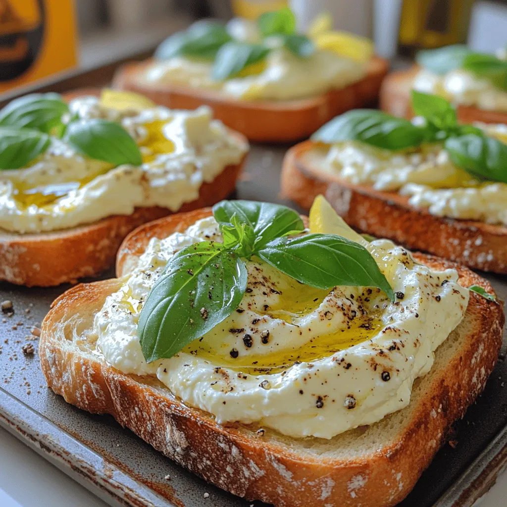 In the world of culinary delights, few dishes can capture the essence of freshness and simplicity as beautifully as Airy Basil Whipped Ricotta Toast. This delightful recipe marries the creamy richness of fresh ricotta cheese with the aromatic herbaceousness of basil and a hint of zesty lemon, all served on crispy, toasted bread. Whether you are looking for a quick breakfast, a sophisticated brunch dish, or a light lunch option, this toast is versatile enough to fit any occasion.
