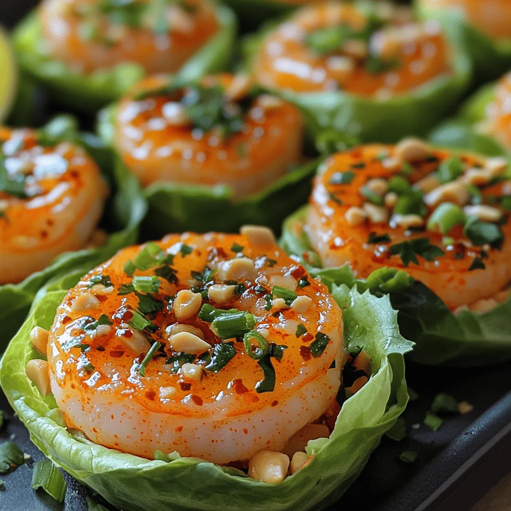 If you're looking for a dish that combines bold flavors with a delightful crunch, look no further than Spicy Firecracker Shrimp Lettuce Cups. This recipe is not only a feast for the taste buds but also a colorful addition to any table. Perfectly cooked shrimp, enveloped in crisp lettuce leaves, creates a light yet satisfying bite that can be enjoyed as an appetizer, at parties, or even as a light meal.