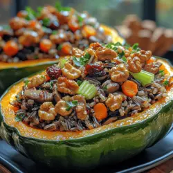 As the leaves begin to turn and the air takes on a crisp chill, there’s nothing quite like the comforting warmth of a hearty meal filled with the flavors of the season. Autumn brings with it a bounty of fresh produce, and one of the stars of this harvest is the acorn squash. With its unique shape and sweet, nutty flavor, acorn squash is not only a visual delight but also a versatile ingredient that can be transformed into a variety of delicious dishes. Among these, the Autumn Harvest Stuffed Acorn Squash stands out as a cozy, nourishing option that celebrates the essence of fall.