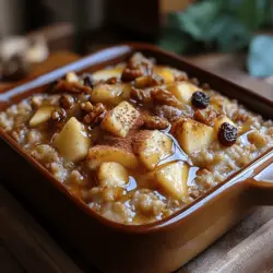 When the temperatures drop and the leaves turn golden, there's nothing quite as comforting as a warm, homemade breakfast. Enter the Cozy Apple Cinnamon Oatmeal Bake—a delightful dish that encapsulates the essence of homely warmth with every bite. This recipe isn’t just a breakfast option; it’s a delightful embrace that brings together the wholesome goodness of oats, the tart sweetness of apples, and the aromatic spice of cinnamon.