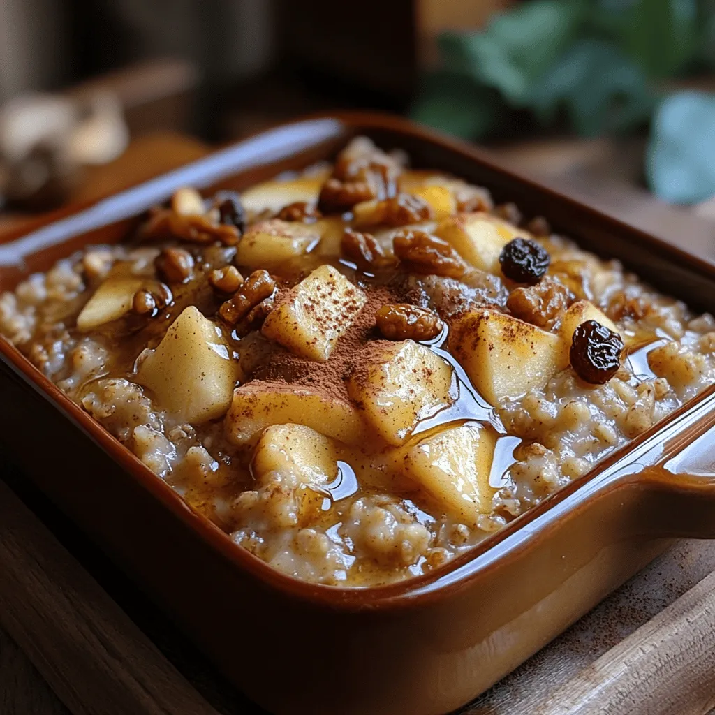 When the temperatures drop and the leaves turn golden, there's nothing quite as comforting as a warm, homemade breakfast. Enter the Cozy Apple Cinnamon Oatmeal Bake—a delightful dish that encapsulates the essence of homely warmth with every bite. This recipe isn’t just a breakfast option; it’s a delightful embrace that brings together the wholesome goodness of oats, the tart sweetness of apples, and the aromatic spice of cinnamon.