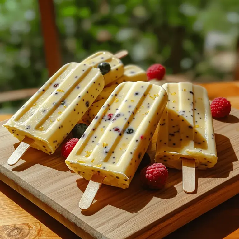 As the temperature rises and the sun shines brighter, nothing beats the craving for a cool, refreshing treat. Enter homemade popsicles—a delightful way to cool off, especially during those sweltering summer months. Among the myriad of flavors to choose from, Zesty Lemon Yogurt Popsicles stand out as a refreshing and tangy option that appeals to both children and adults alike. These popsicles are not only delicious but also incredibly easy to make, allowing you to enjoy homemade goodness without any fuss.