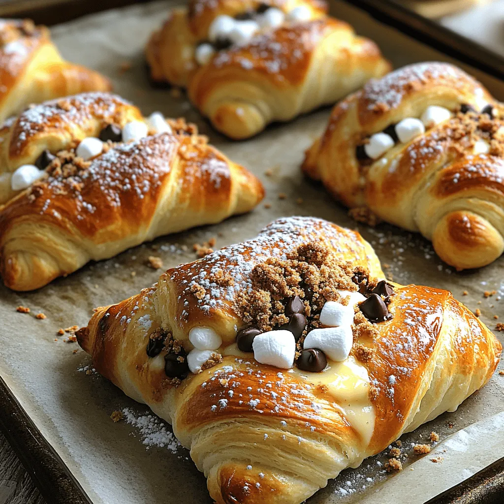 Welcome to a delectable journey into the world of S’mores Delight Crescent Rolls! This easy-to-make dessert seamlessly merges the beloved flavors of classic s’mores with the convenience of crescent roll dough, creating a treat that is both indulgent and fun. Whether you are hosting a gathering, planning a family movie night, or simply looking to satisfy your sweet tooth, these crescent rolls promise to deliver a heavenly experience with every bite. In this article, we will explore this delightful recipe in detail, covering everything from its background to the essential ingredients and step-by-step instructions to ensure you whip up the perfect batch of these gooey delights.