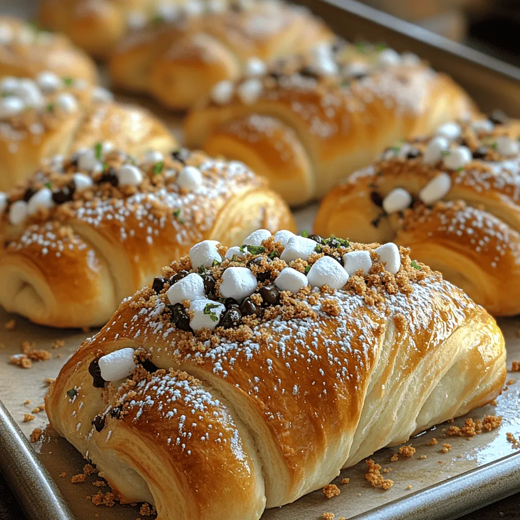 Welcome to a delectable journey into the world of S’mores Delight Crescent Rolls! This easy-to-make dessert seamlessly merges the beloved flavors of classic s’mores with the convenience of crescent roll dough, creating a treat that is both indulgent and fun. Whether you are hosting a gathering, planning a family movie night, or simply looking to satisfy your sweet tooth, these crescent rolls promise to deliver a heavenly experience with every bite. In this article, we will explore this delightful recipe in detail, covering everything from its background to the essential ingredients and step-by-step instructions to ensure you whip up the perfect batch of these gooey delights.