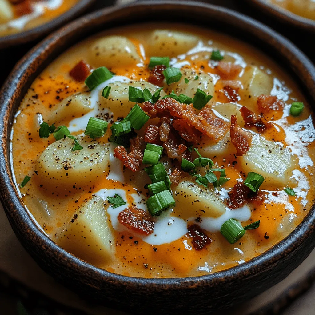 There’s something undeniably enchanting about a steaming bowl of soup, particularly when it’s a rich and creamy Irish potato soup. Imagine sitting by the fireplace on a chilly evening, savoring the warm, velvety texture and comforting flavors of this traditional dish. Whether it’s a cozy family gathering or a quiet night at home, this Irish potato soup has a way of wrapping you in warmth and nostalgia, making it a perfect choice for any season.