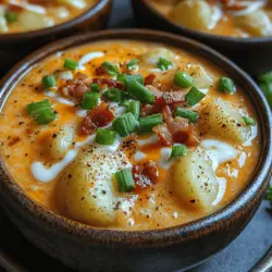 There’s something undeniably enchanting about a steaming bowl of soup, particularly when it’s a rich and creamy Irish potato soup. Imagine sitting by the fireplace on a chilly evening, savoring the warm, velvety texture and comforting flavors of this traditional dish. Whether it’s a cozy family gathering or a quiet night at home, this Irish potato soup has a way of wrapping you in warmth and nostalgia, making it a perfect choice for any season.