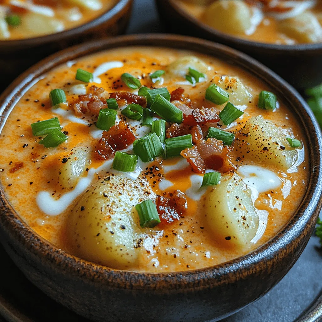 There’s something undeniably enchanting about a steaming bowl of soup, particularly when it’s a rich and creamy Irish potato soup. Imagine sitting by the fireplace on a chilly evening, savoring the warm, velvety texture and comforting flavors of this traditional dish. Whether it’s a cozy family gathering or a quiet night at home, this Irish potato soup has a way of wrapping you in warmth and nostalgia, making it a perfect choice for any season.