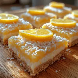In the world of desserts, no-bake treats have gained immense popularity, especially among home bakers looking for quick and easy solutions that don’t compromise on flavor or presentation. These desserts are perfect for warm weather gatherings or when you simply want a sweet indulgence without the hassle of turning on the oven. One such delightful no-bake dessert that epitomizes freshness and simplicity is the Refreshing No-Bake Coconut Lemon Squares.
