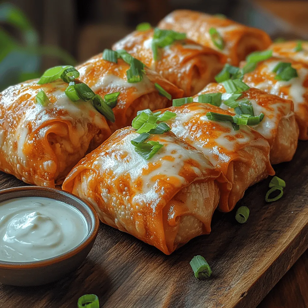 Buffalo chicken has become a staple flavor in the world of appetizers, beloved for its bold, spicy kick that tantalizes the taste buds. Whether served as wings, sliders, or dips, the combination of tender chicken coated in a tangy, spicy sauce has captured the hearts (and stomachs) of many. Now, imagine bringing that same exciting flavor into a crispy, golden egg roll. Enter the Spicy Buffalo Chicken Egg Rolls—an innovative twist on a classic dish that merges the crunch of egg rolls with the zesty goodness of buffalo chicken.
