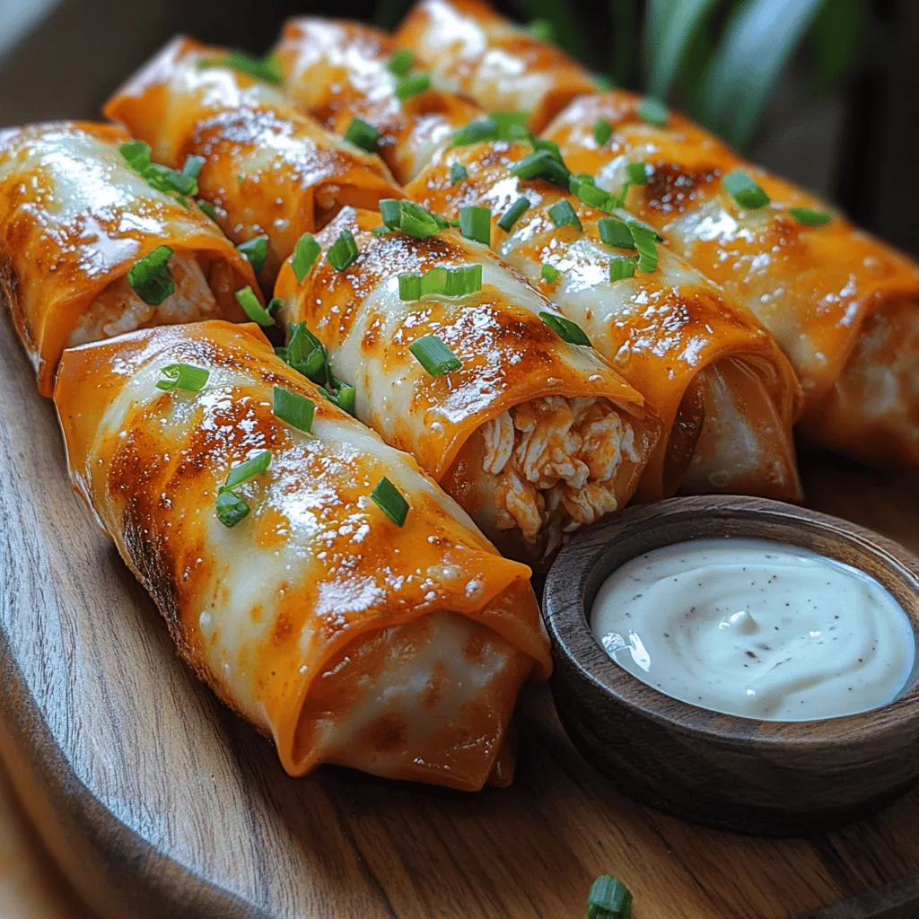 Buffalo chicken has become a staple flavor in the world of appetizers, beloved for its bold, spicy kick that tantalizes the taste buds. Whether served as wings, sliders, or dips, the combination of tender chicken coated in a tangy, spicy sauce has captured the hearts (and stomachs) of many. Now, imagine bringing that same exciting flavor into a crispy, golden egg roll. Enter the Spicy Buffalo Chicken Egg Rolls—an innovative twist on a classic dish that merges the crunch of egg rolls with the zesty goodness of buffalo chicken.