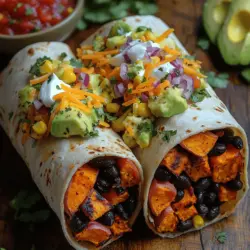 Are you ready to embark on a culinary adventure that combines nutrition, flavor, and satisfaction all in one delightful dish? Introducing the Sweet Potato & Black Bean Burrito Bliss, a vibrant and wholesome meal that will tantalize your taste buds while nourishing your body. This recipe not only showcases the perfect marriage of sweet and savory flavors but also brings together two incredibly nutritious ingredients: sweet potatoes and black beans.
