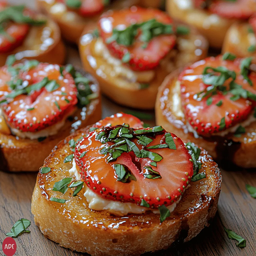 Appetizers play a pivotal role in social gatherings, serving as the perfect precursor to the main course while setting the tone for the meal to come. They encourage conversation, stimulate appetite, and provide a delightful way to showcase culinary creativity. Among the myriad of appetizer options, Basil Strawberry Crostini stands out as a refreshing and visually appealing dish that captures the essence of summer gatherings and casual get-togethers.