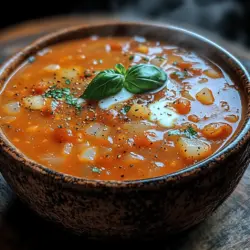 There’s something inherently comforting about a steaming bowl of tomato soup. Often associated with childhood memories and cozy evenings, tomato soup has a unique ability to warm both the body and the soul. In an age where convenience often takes precedence due to busy schedules, quick and easy recipes have become essential in our daily cooking routines. Enter the “Quick & Cozy Tomato Delight,” a delightful dish that requires minimal effort but delivers maximum flavor. This recipe is perfect for weeknight dinners, offering a wholesome meal that can be prepared in just under 30 minutes.