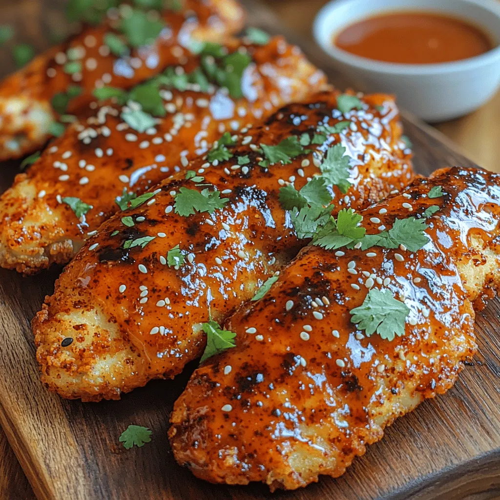 Sweet Chili Chicken Tenders are a culinary delight that perfectly balances a crispy coating with a luscious, sweet and savory sauce. These delectable bites are not just an ordinary chicken dish; they are a versatile option that can be served as an appetizer during gatherings or as a main dish for a family dinner. With their satisfying crunch and sticky glaze, Sweet Chili Chicken Tenders are sure to impress both family and friends alike.