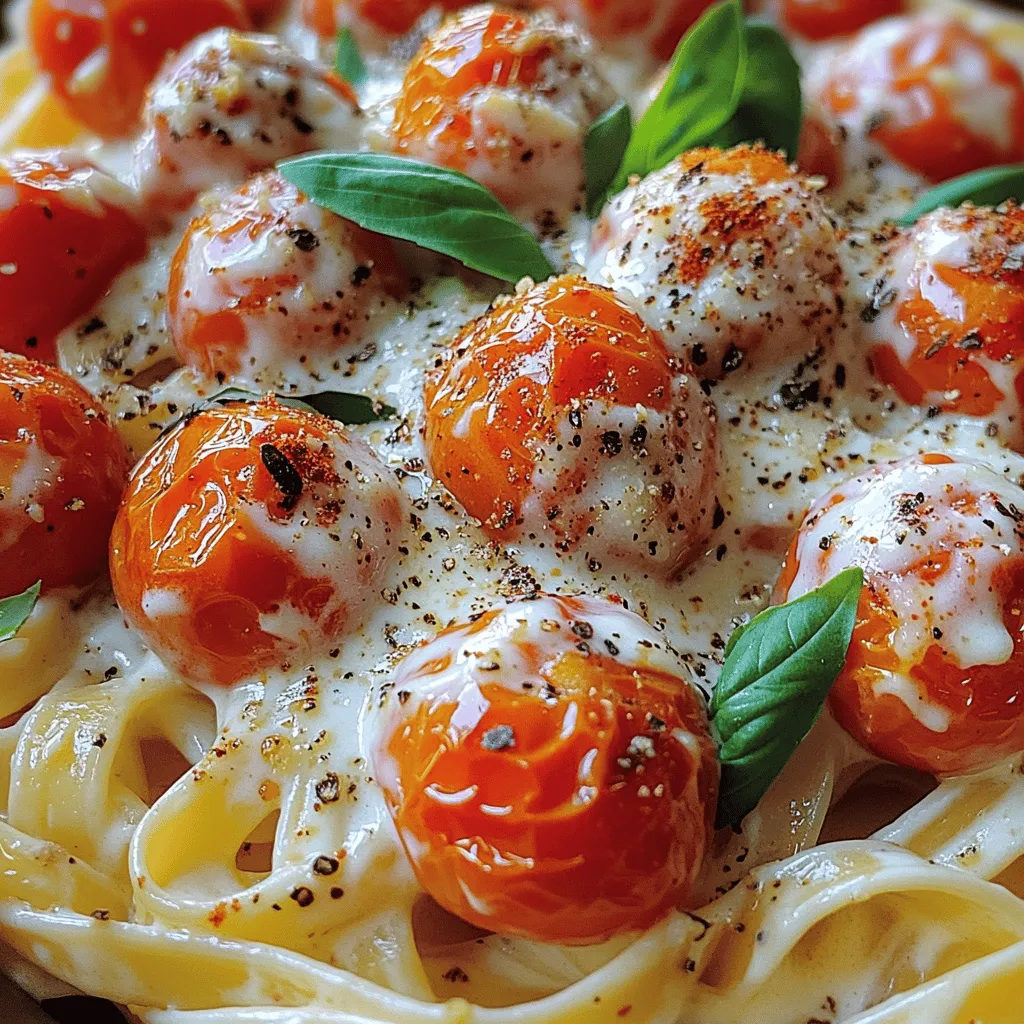 There's something undeniably comforting about creamy pasta dishes. They evoke feelings of warmth and satisfaction, making them a go-to choice for busy weeknights, cozy gatherings, or even a simple dinner for one. Among the myriad of options, Creamy Roasted Tomato Pasta stands out as a delightful blend of flavor and ease, captivating the hearts of pasta lovers everywhere. This dish showcases the vibrant sweetness of roasted cherry tomatoes, elevated by a rich and creamy sauce that clings beautifully to your favorite pasta.