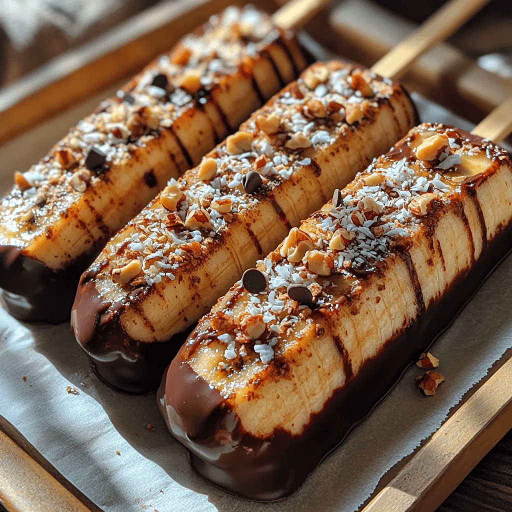 The Choco-Banana Bliss Pops are a delightful treat that merges the rich, indulgent flavors of chocolate with the natural sweetness of ripe bananas. This fun and easy-to-make dessert not only appeals to children but also to health-conscious adults and families seeking a refreshing, nutritious snack. Whether you're looking for a post-workout boost, a simple dessert to satisfy a sweet craving, or a fun project to involve the kids in the kitchen, these blissful pops are a fantastic choice.