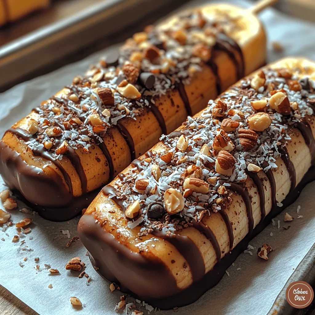 The Choco-Banana Bliss Pops are a delightful treat that merges the rich, indulgent flavors of chocolate with the natural sweetness of ripe bananas. This fun and easy-to-make dessert not only appeals to children but also to health-conscious adults and families seeking a refreshing, nutritious snack. Whether you're looking for a post-workout boost, a simple dessert to satisfy a sweet craving, or a fun project to involve the kids in the kitchen, these blissful pops are a fantastic choice.