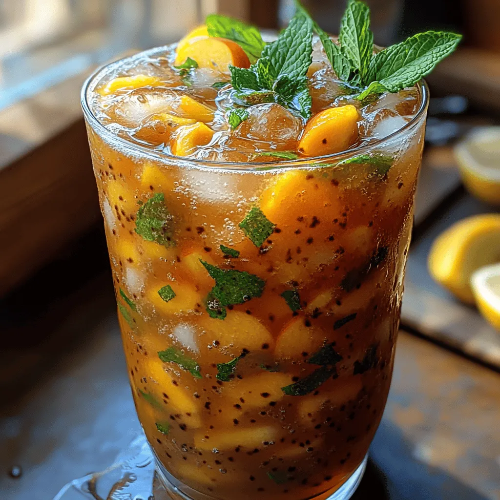 As the warm sun graces us with its presence, there’s nothing quite as refreshing as a glass of iced tea. It’s a staple beverage that has long been enjoyed in sweltering heat, providing not only hydration but also a burst of flavor that can elevate any summer day. Among the myriad of iced tea variations, the combination of juicy peaches and aromatic mint stands out as an exceptionally delightful choice. This iced peach mint tea is a perfect blend of sweetness and freshness, making it an ideal drink for picnics, barbecues, or simply lounging in your backyard.