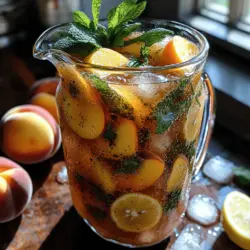 As the warm sun graces us with its presence, there’s nothing quite as refreshing as a glass of iced tea. It’s a staple beverage that has long been enjoyed in sweltering heat, providing not only hydration but also a burst of flavor that can elevate any summer day. Among the myriad of iced tea variations, the combination of juicy peaches and aromatic mint stands out as an exceptionally delightful choice. This iced peach mint tea is a perfect blend of sweetness and freshness, making it an ideal drink for picnics, barbecues, or simply lounging in your backyard.