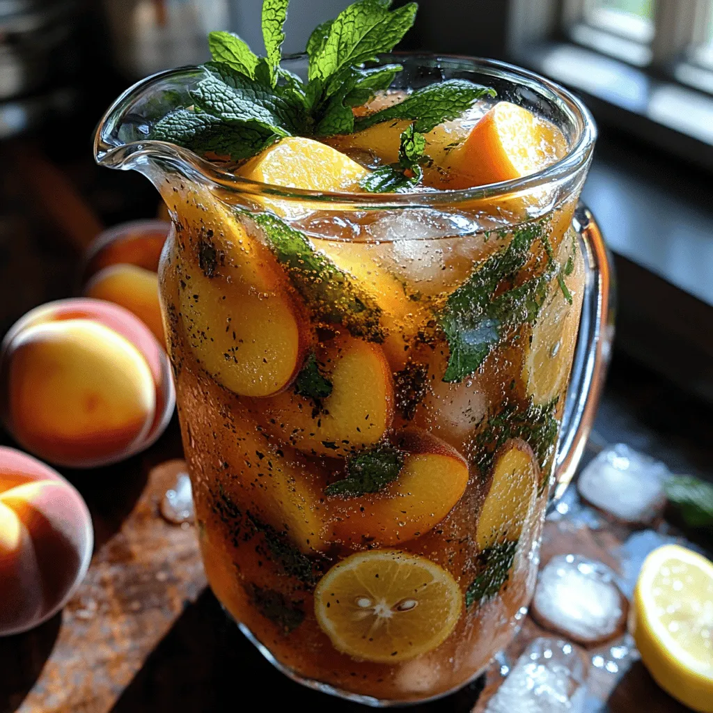 As the warm sun graces us with its presence, there’s nothing quite as refreshing as a glass of iced tea. It’s a staple beverage that has long been enjoyed in sweltering heat, providing not only hydration but also a burst of flavor that can elevate any summer day. Among the myriad of iced tea variations, the combination of juicy peaches and aromatic mint stands out as an exceptionally delightful choice. This iced peach mint tea is a perfect blend of sweetness and freshness, making it an ideal drink for picnics, barbecues, or simply lounging in your backyard.