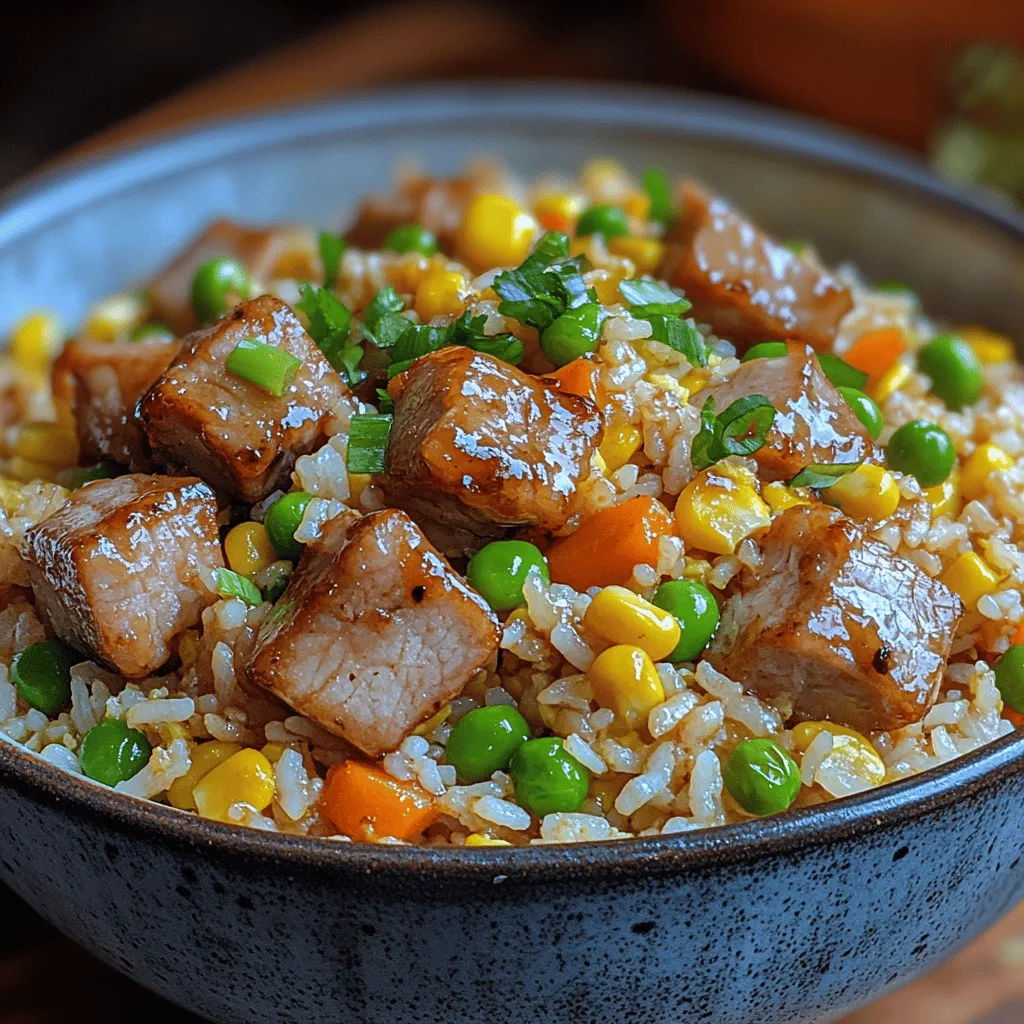 Pork fried rice is one of those beloved dishes that has found its way into the hearts and homes of many across the globe. Originating from Asian cuisine, this dish combines the hearty flavors of tender pork, vegetables, and rice, all stir-fried to perfection in a savory blend of sauces. Its versatility and ease of preparation make it a favorite for both first-time cooks and seasoned chefs. In this recipe, we will delve into the secrets of creating a flavorful pork fried rice that rivals your favorite Asian restaurant.