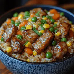Pork fried rice is one of those beloved dishes that has found its way into the hearts and homes of many across the globe. Originating from Asian cuisine, this dish combines the hearty flavors of tender pork, vegetables, and rice, all stir-fried to perfection in a savory blend of sauces. Its versatility and ease of preparation make it a favorite for both first-time cooks and seasoned chefs. In this recipe, we will delve into the secrets of creating a flavorful pork fried rice that rivals your favorite Asian restaurant.