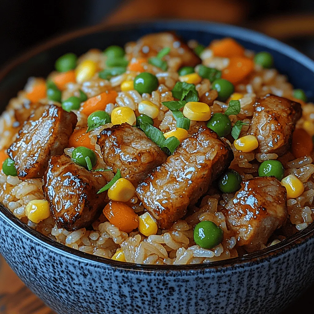 Pork fried rice is one of those beloved dishes that has found its way into the hearts and homes of many across the globe. Originating from Asian cuisine, this dish combines the hearty flavors of tender pork, vegetables, and rice, all stir-fried to perfection in a savory blend of sauces. Its versatility and ease of preparation make it a favorite for both first-time cooks and seasoned chefs. In this recipe, we will delve into the secrets of creating a flavorful pork fried rice that rivals your favorite Asian restaurant.