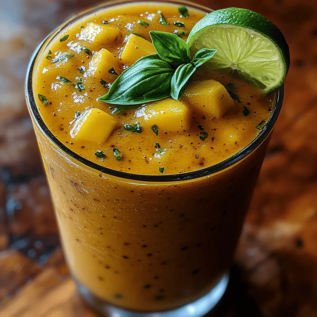 To craft the perfect Mango Basil Bliss Smoothie, it’s essential to understand the key ingredients that contribute to its flavor and health benefits. Each component plays a vital role, not only in taste but also in nutritional value.