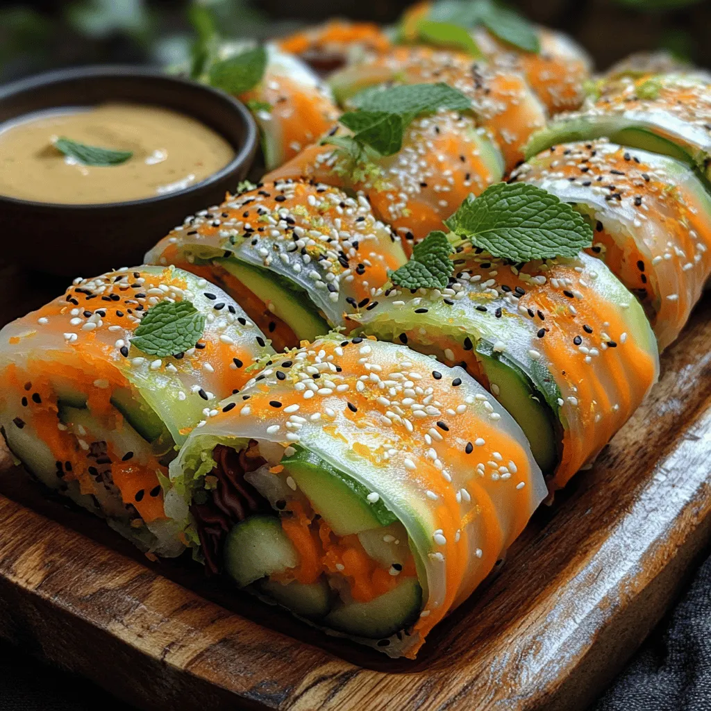 Welcome to the vibrant and refreshing world of Sunny Citrus Veggie Rolls! This delightful dish offers a burst of color and flavor, making it an ideal choice for those looking to add more vegetables to their meals. Whether you’re hosting a summer gathering, preparing a light appetizer for dinner, or seeking a satisfying snack, these veggie rolls are sure to impress.