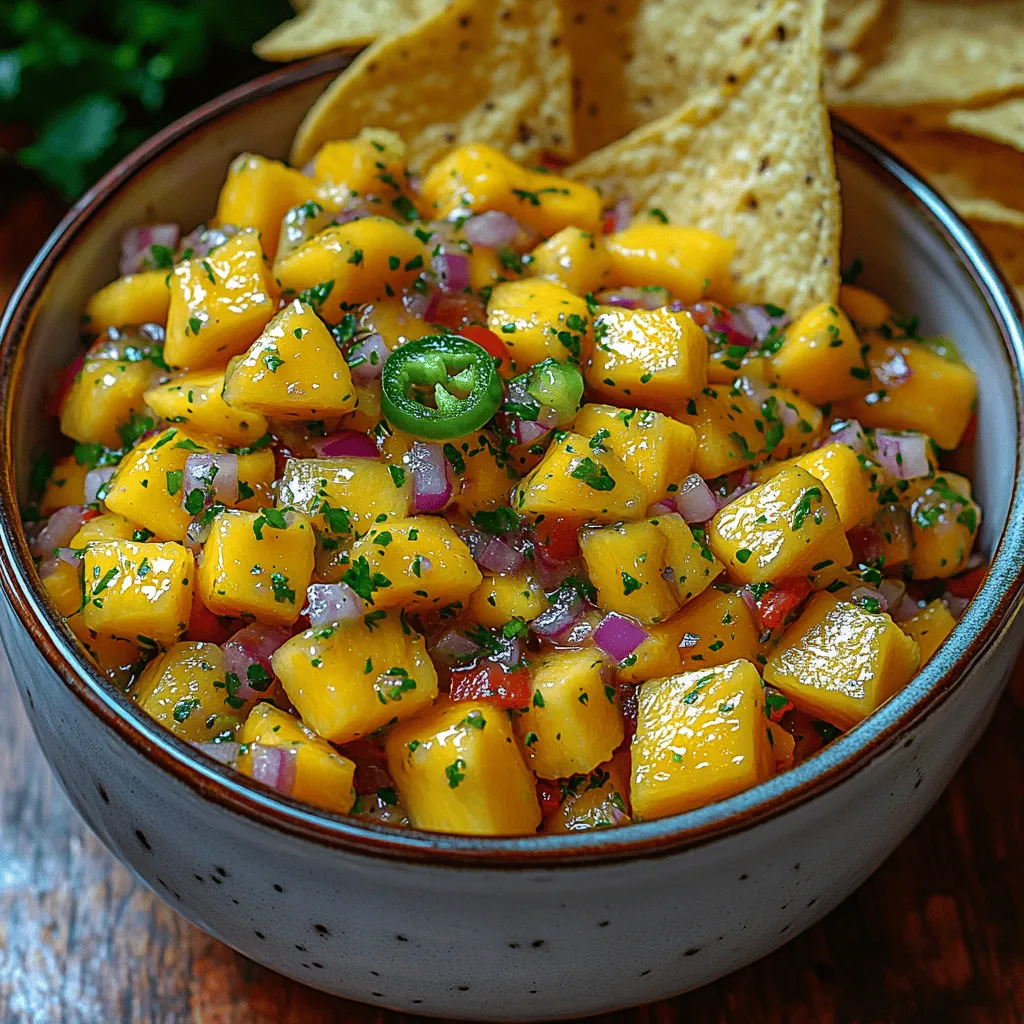 In the world of culinary delights, few dishes evoke the vibrant essence of summer quite like a refreshing salsa. Our recipe for Tropical Tango Mango Pineapple Salsa is a celebration of tropical flavors, bursting with freshness and zest. This salsa doesn’t just tantalize the taste buds but also transports you to sun-soaked beaches and swaying palm trees, making it the perfect accompaniment for any occasion. Whether you're hosting a backyard barbecue, planning a festive gathering, or simply craving a healthy snack, this salsa serves as a delightful addition to a variety of dishes.